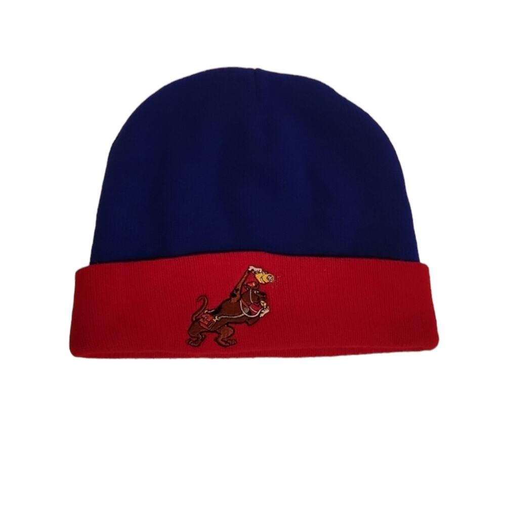 Vintage‎ Scooby Doo Beanie Hat Cap Youth Size 4-7X Hanna-Barbera Cartoon Blue